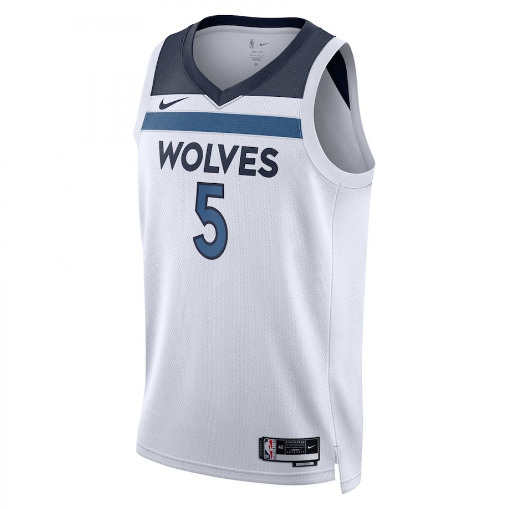 Minnesota Timberwolves Association Edition Swingman Jersey - White - Anthony Edwards - Unisex-Pro Kit Vault | Brand New 26/27 Sports Jerseys